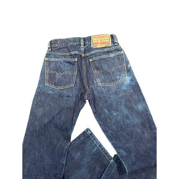 Diesel Mens Fanker Jeans Vintage 26x31 Bootcut Dark Wash - Picture 2 of 9